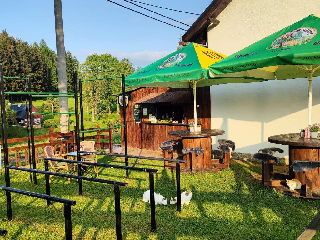 Zahrada ubytování Zdomek