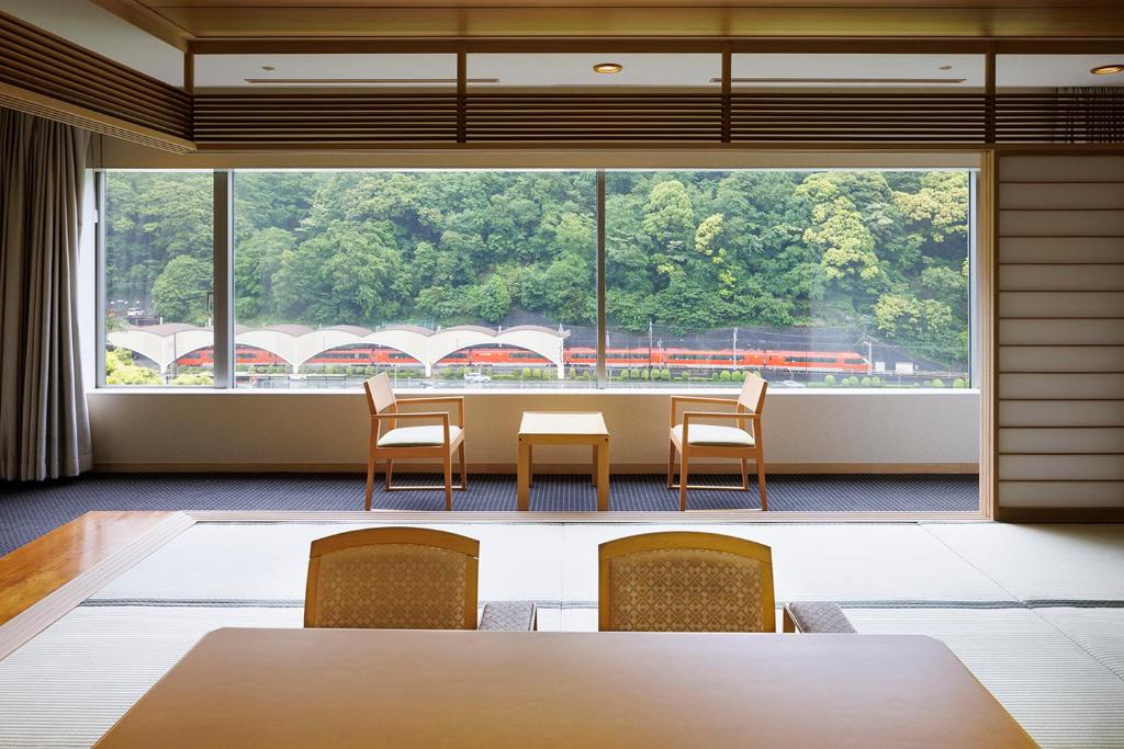 Posezení v ubytování Yumoto Fujiya Hotel