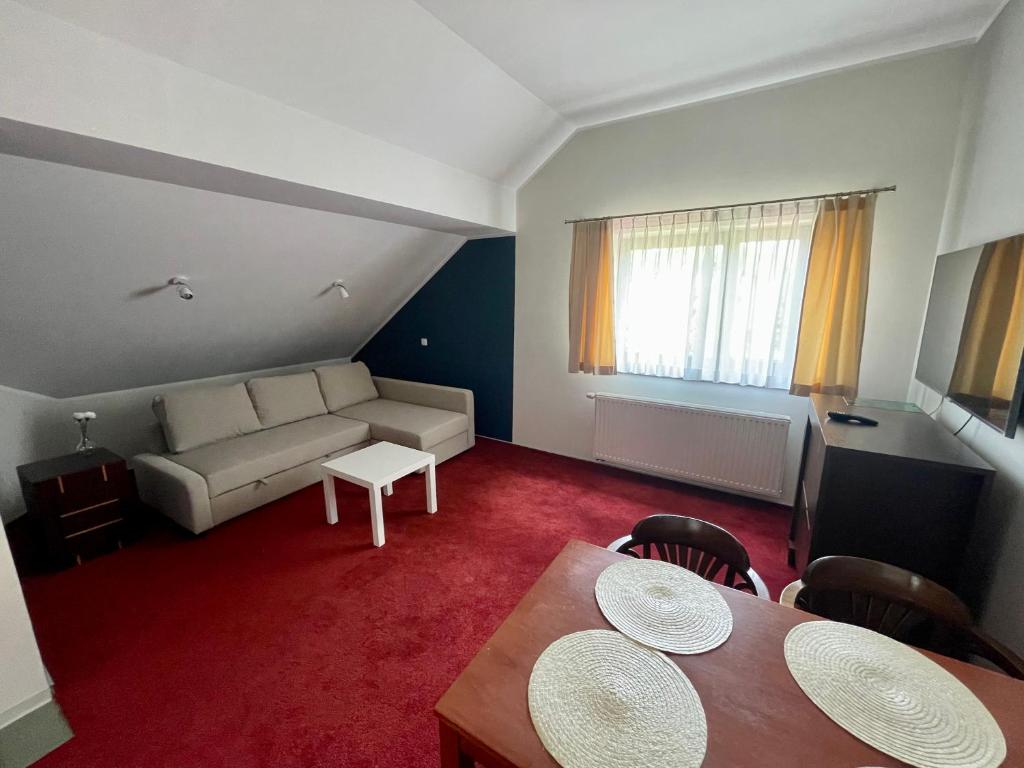 Posezení v ubytování Apartamenty Residence Borkowo