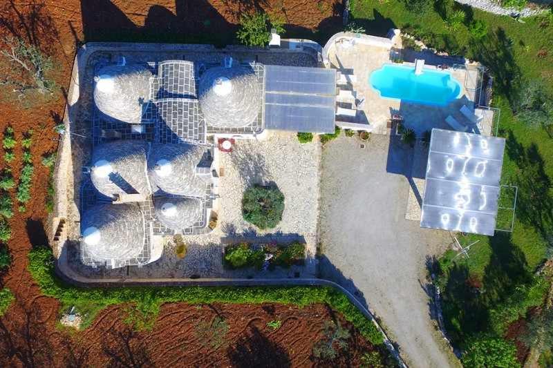 The swimming pool at or close to Trullo Antico with exclusive swimming pool