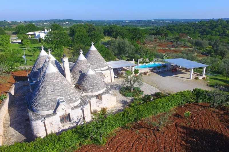 The swimming pool at or close to Trullo Antico with exclusive swimming pool