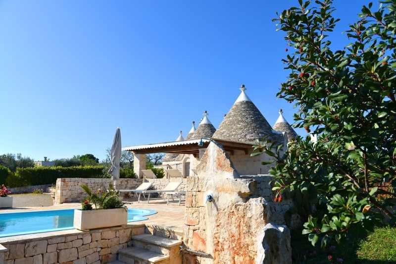 The swimming pool at or close to Trullo Antico with exclusive swimming pool