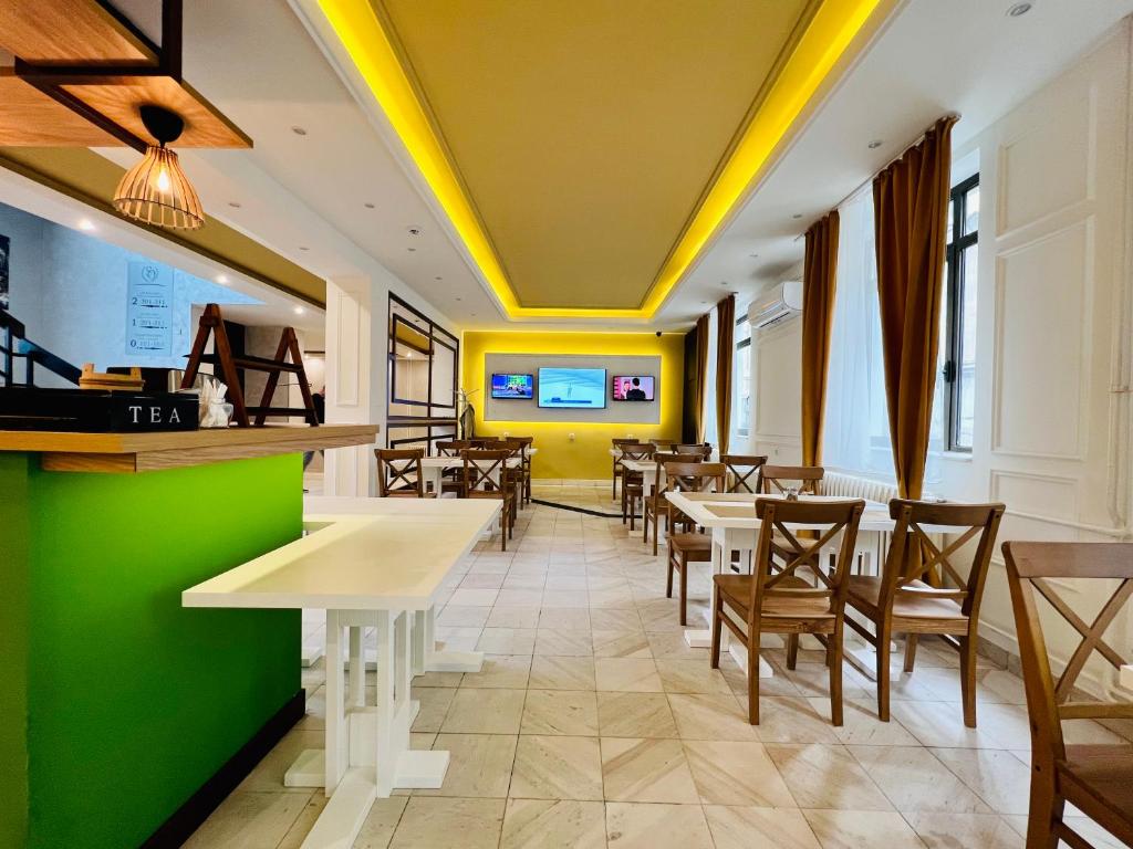 Posezení v ubytování Side One Design Hotel Garni