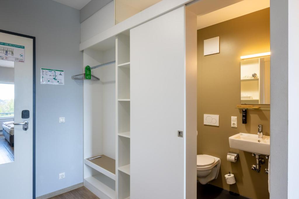 Koupelna v ubytování mk hotel stuttgart