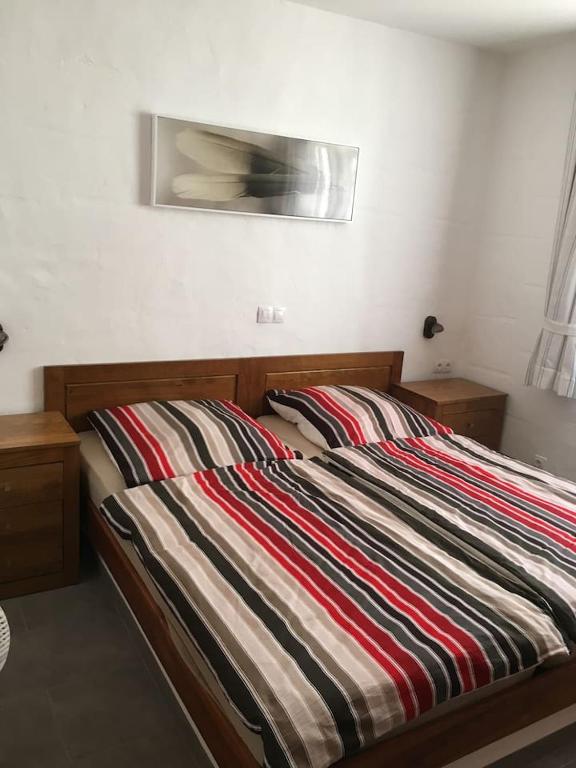 Postel nebo postele na pokoji v ubytování Schönes Apartment in Costa Calma Fuerteventura