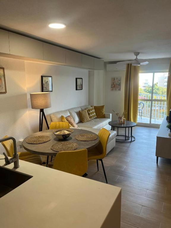 Posezení v ubytování Sunny Apartment Aquario