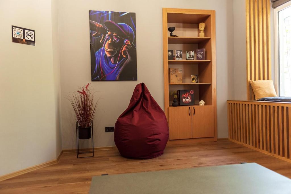 Posezení v ubytování Apartments White Pearl Sadova