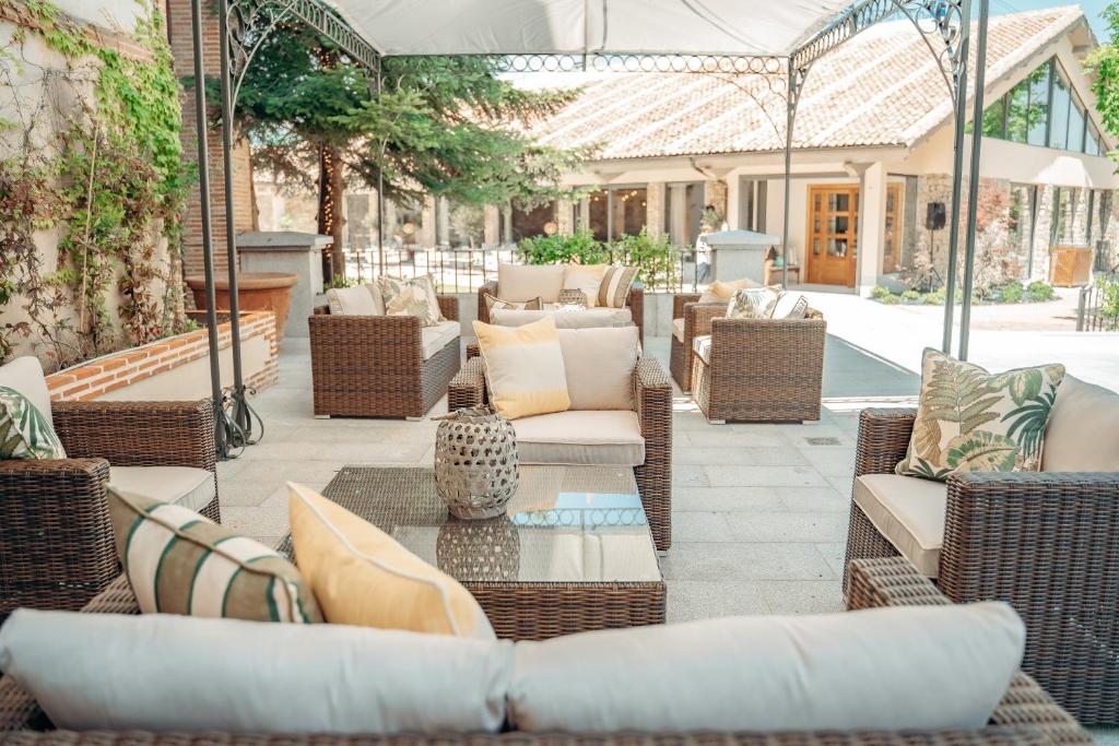 Posezení v ubytování Hotel Cándido