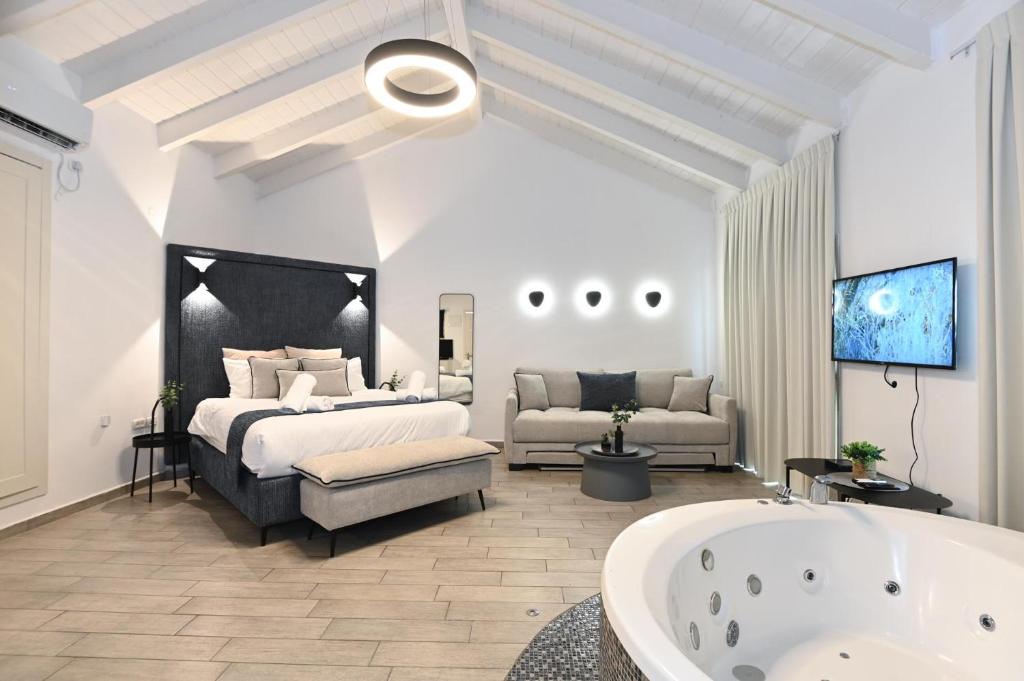 Postel nebo postele na pokoji v ubytování YalaRent - Liri Resort