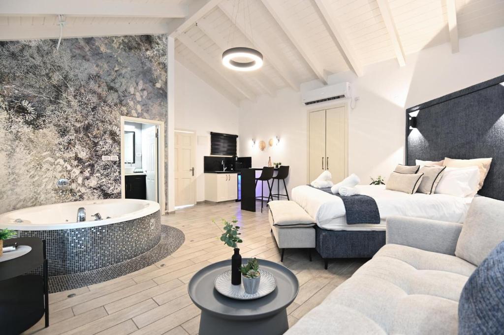 Posezení v ubytování YalaRent - Liri Resort