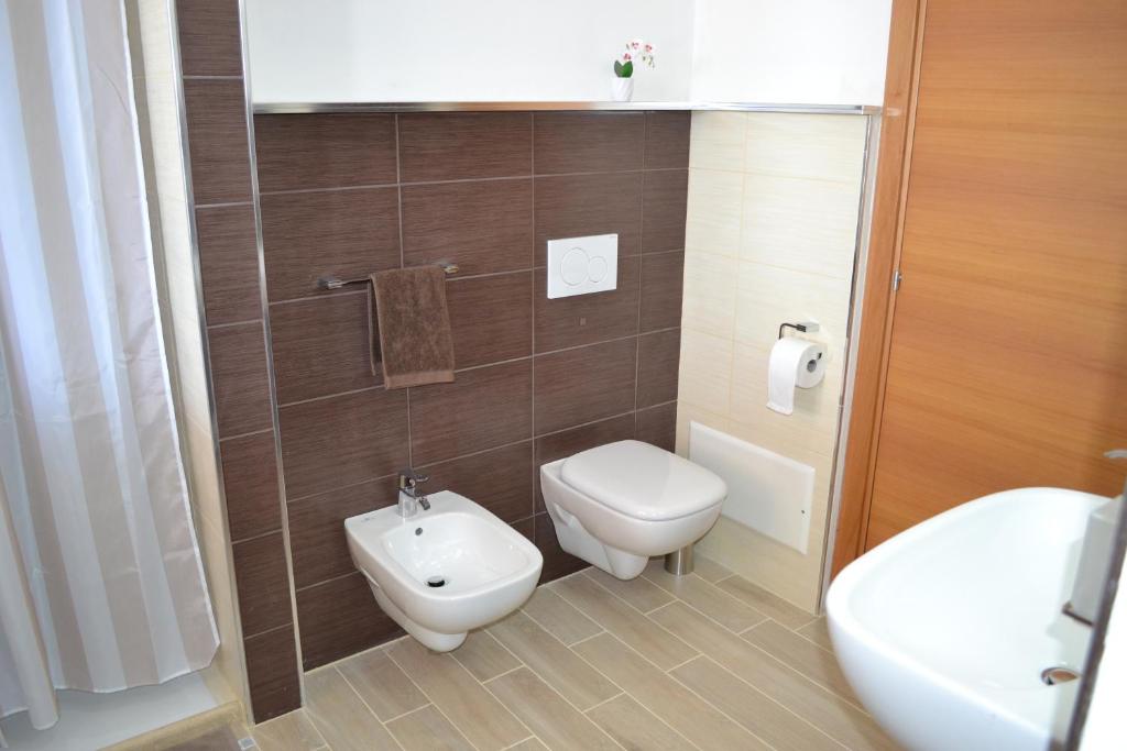 Koupelna v ubytování B&B Colle Acquabella