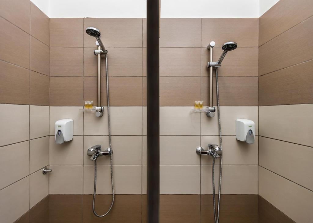 Koupelna v ubytování Vila Bor apartmani