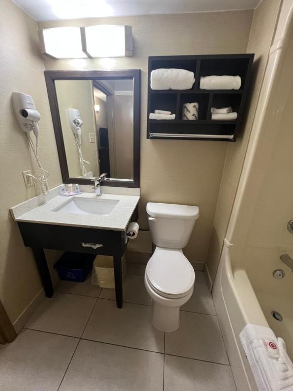 Koupelna v ubytování Comfort Inn