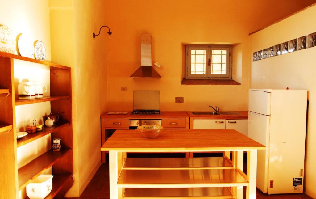 Kuchyň nebo kuchyňský kout v ubytování Agriturismo La Volta