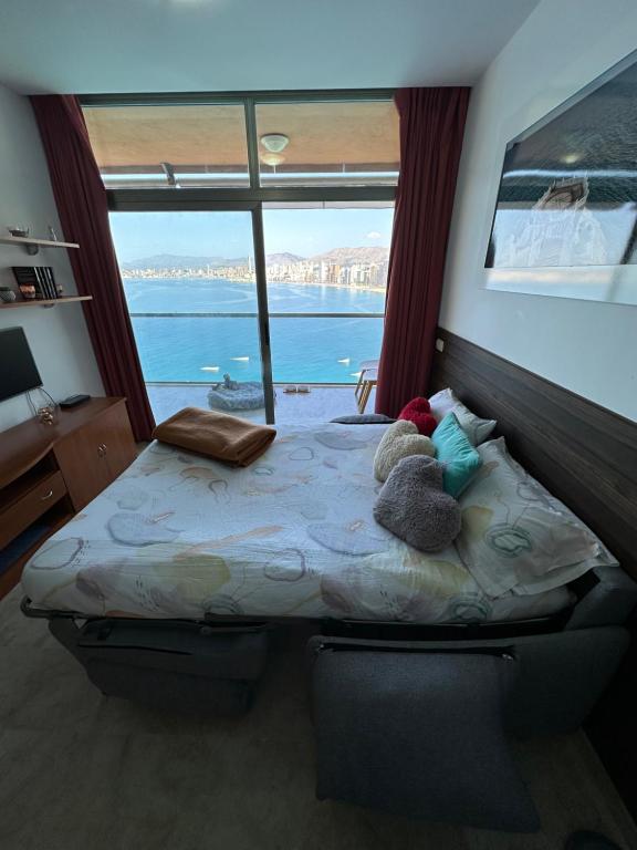 Posteľ alebo postele v izbe v ubytovaní Apartamento Paraiso Lido