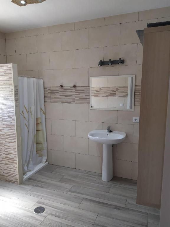 Koupelna v ubytování Casa la Alberca