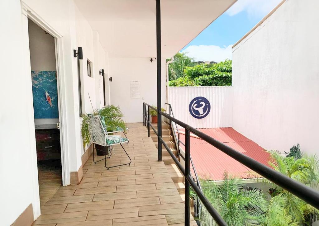 Balkón nebo terasa v ubytování Surf Ranch Tamarindo