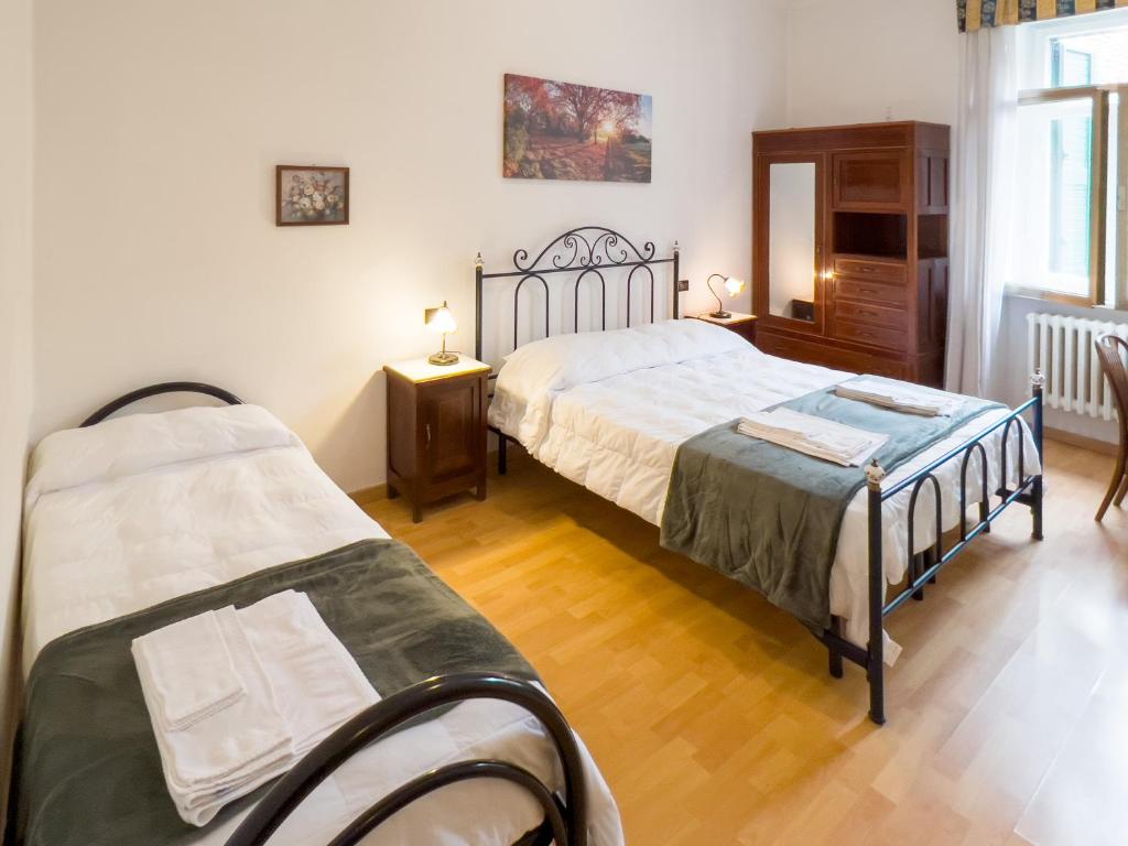 Postel nebo postele na pokoji v ubytování Monte Marsicano Hotel