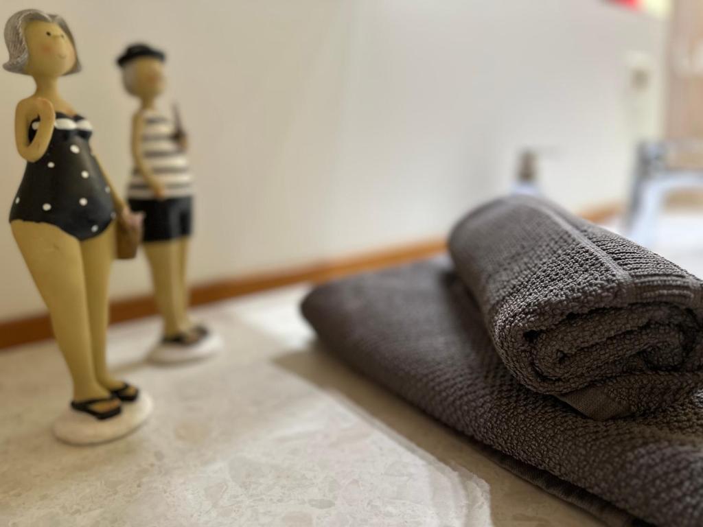 Postel nebo postele na pokoji v ubytování Nordseeperle-Ferienhaus
