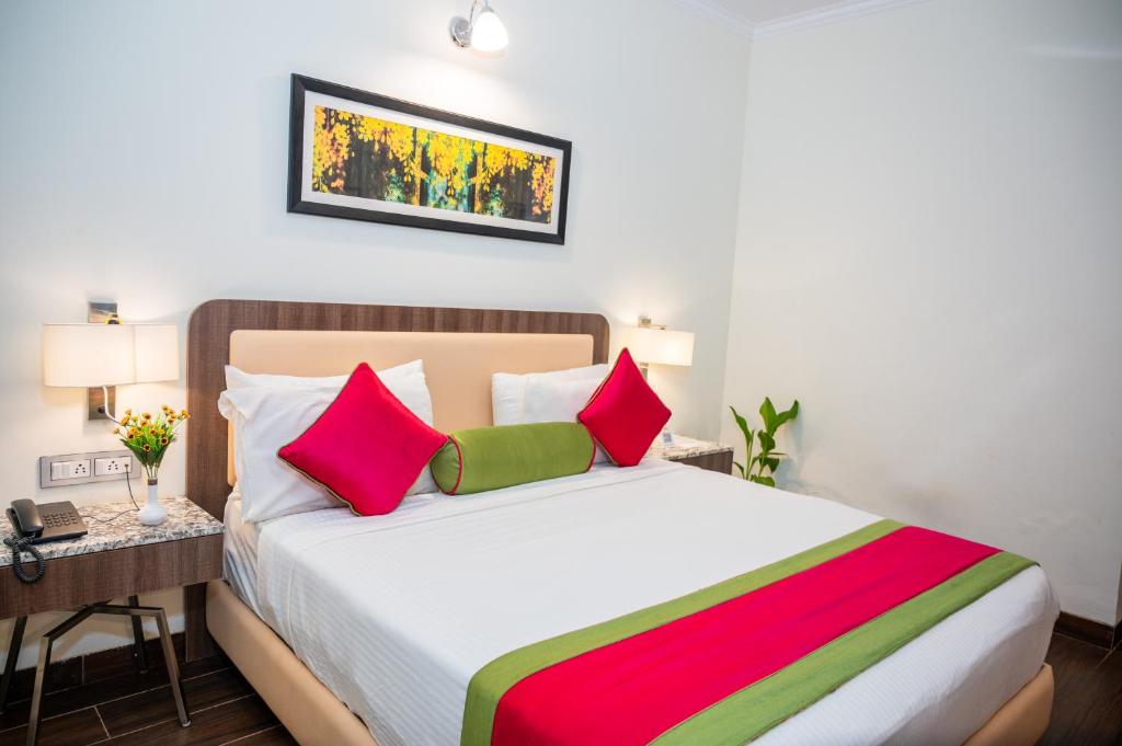 Postel nebo postele na pokoji v ubytování La Oasis by Meraden ,Goa