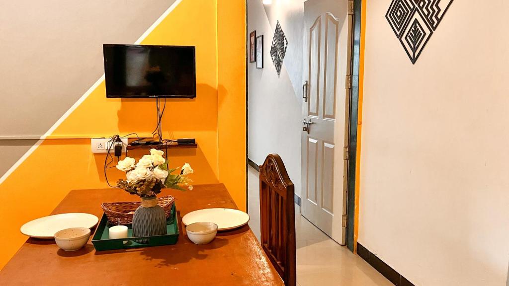 TV a/nebo společenská místnost v ubytování Arize You Home
