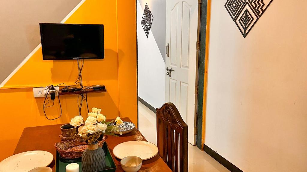 TV a/nebo společenská místnost v ubytování Arize You Home