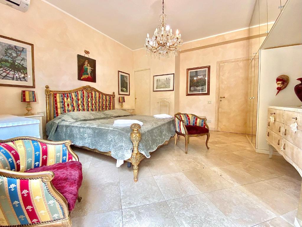 Posezení v ubytování Le due palme Bed & Breakfast