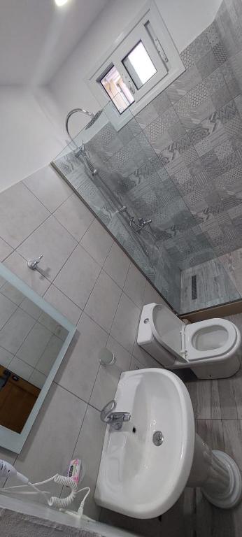 Koupelna v ubytování HOTEL KRISTAL