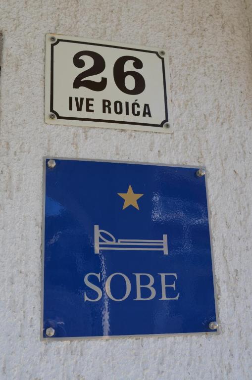 Certifikát, hodnocení, plakát nebo jiný dokument vystavený v ubytování Rooms Hvar