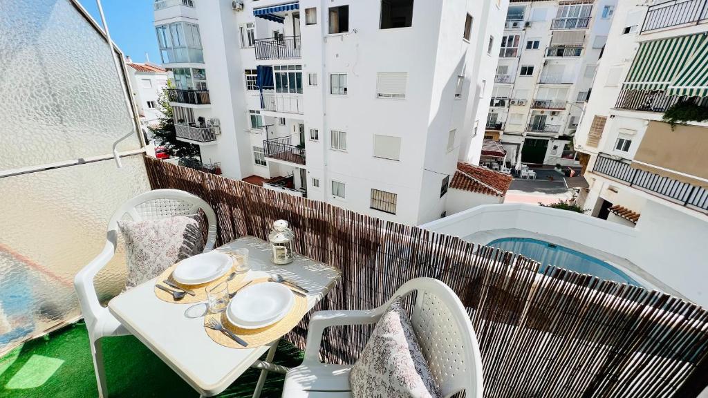Balkón nebo terasa v ubytování Estudio Brisa en el centro de Nerja - South Costa