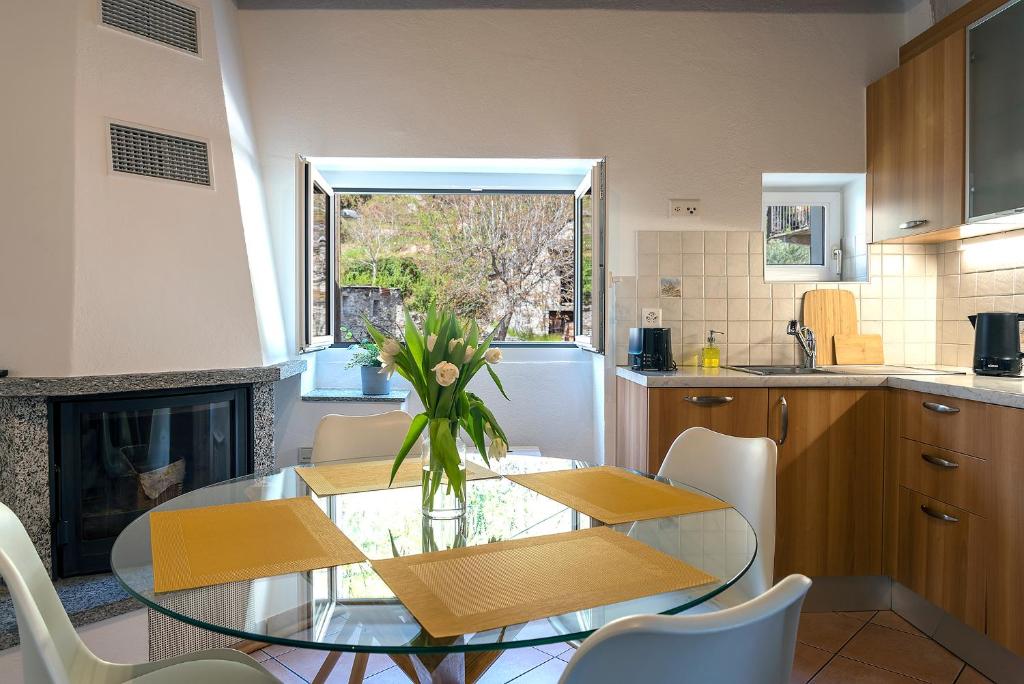 Kuchyň nebo kuchyňský kout v ubytování Massaresc apartment