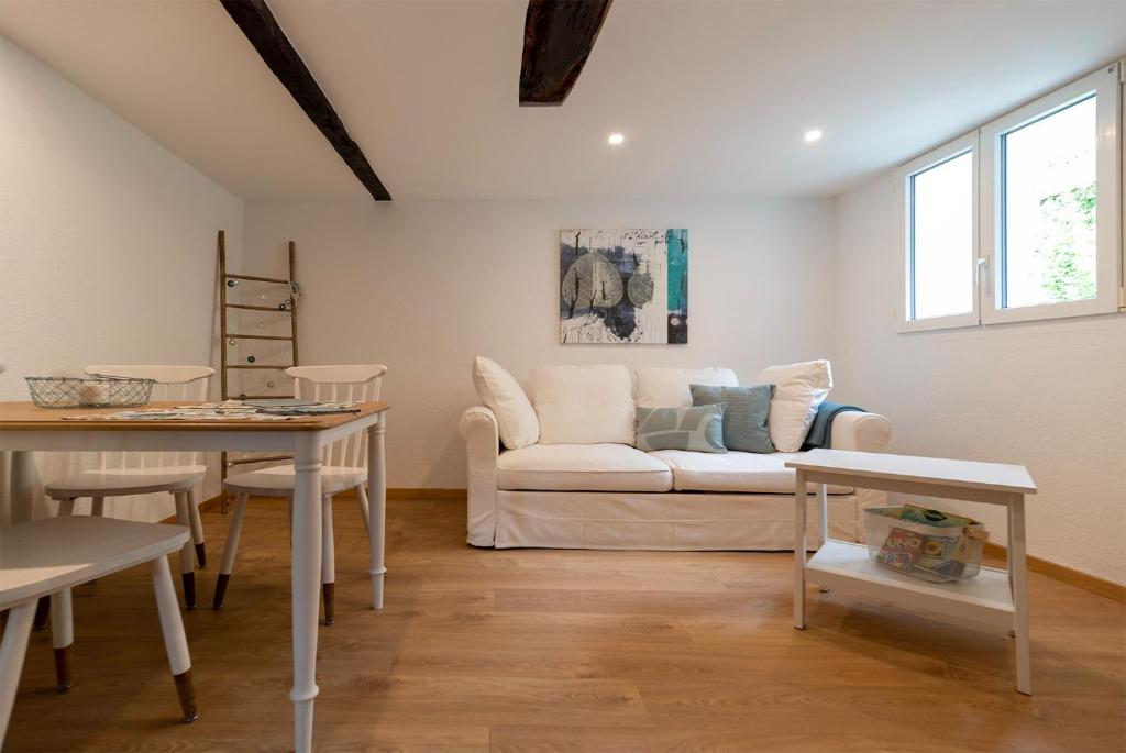 Posezení v ubytování Massaresc apartment