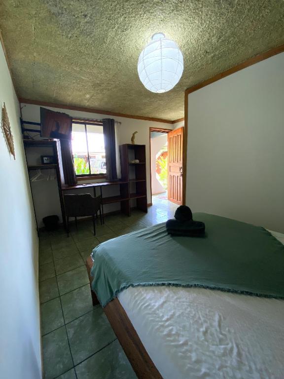 Postel nebo postele na pokoji v ubytování Cabinas Cahuita