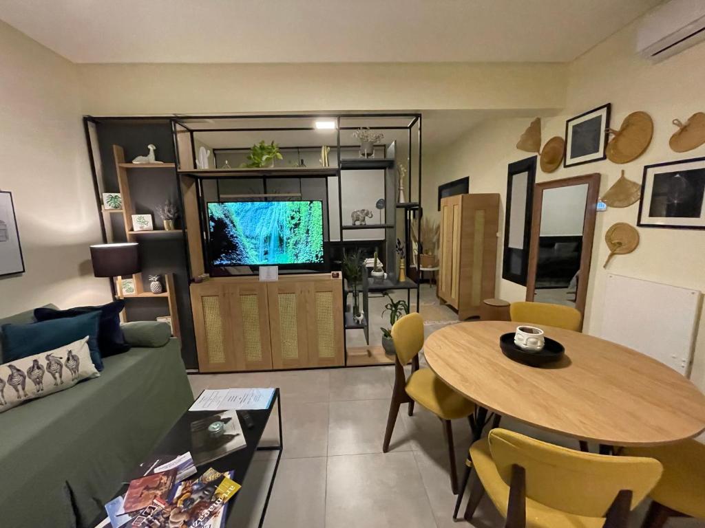 TV a/nebo společenská místnost v ubytování Apartamento BALKVIEW Centro SJ
