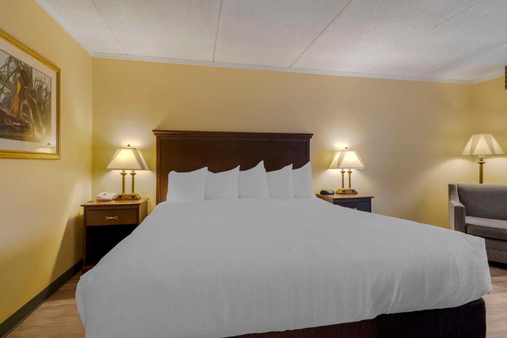 Postel nebo postele na pokoji v ubytování Best Western of Lake George