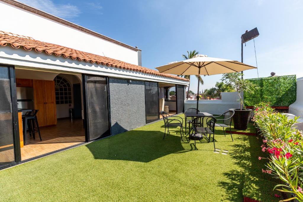Zahrada ubytování Plaza Chapala Hotel