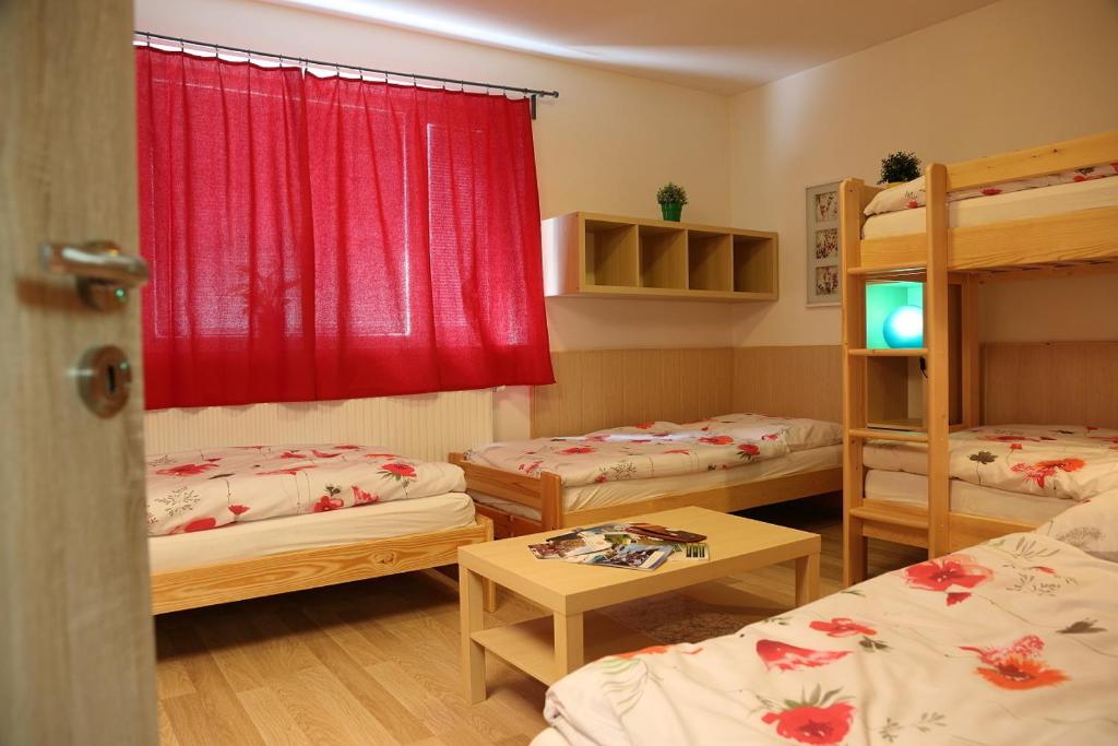 Postel nebo postele na pokoji v ubytování Ubytování v soukromí U Volného