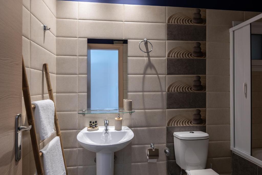 Koupelna v ubytování Hotel Kontes Comfort