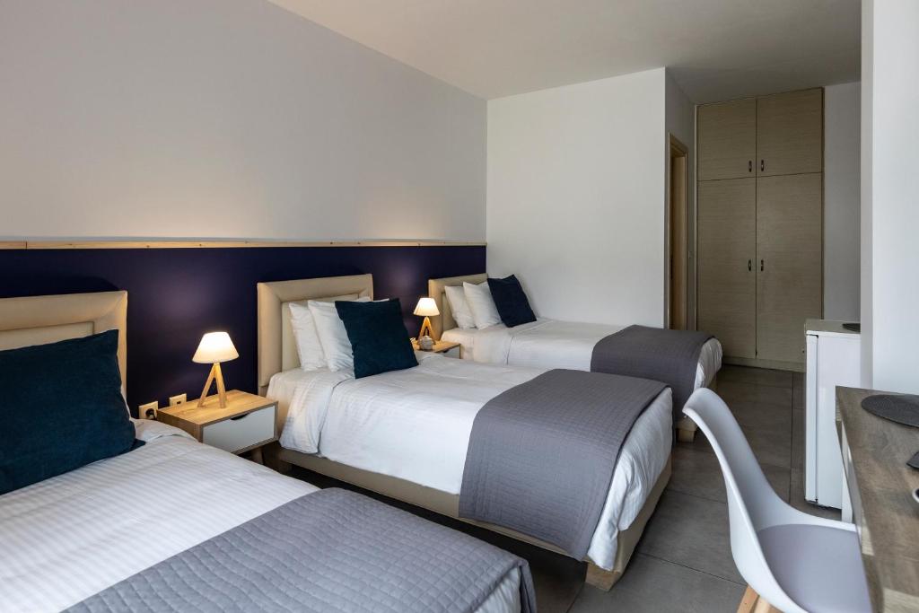 Postel nebo postele na pokoji v ubytování Hotel Kontes Comfort