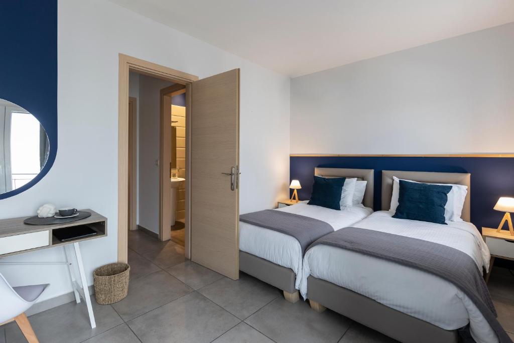 Postel nebo postele na pokoji v ubytování Hotel Kontes Comfort