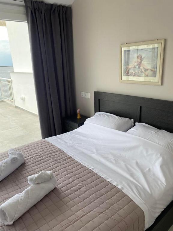 Postel nebo postele na pokoji v ubytování Casa Costera 3 lux apt