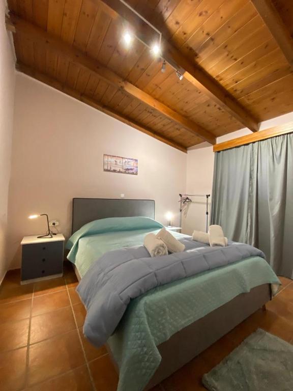 A bed or beds in a room at Country house