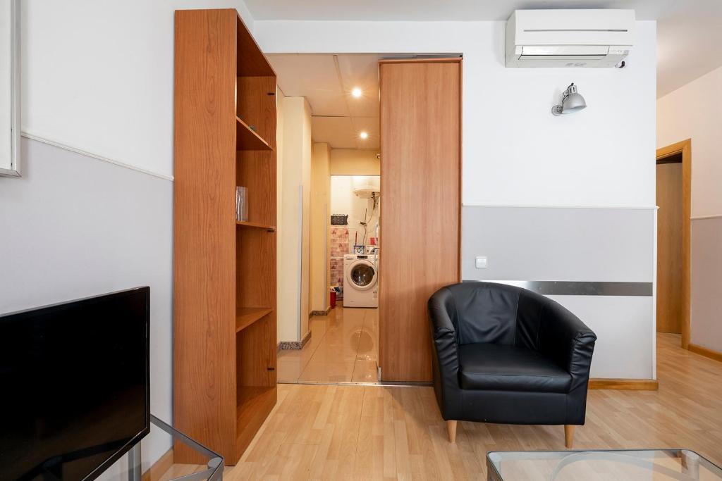 TV a/nebo společenská místnost v ubytování Apartments Sata Park Guell Area