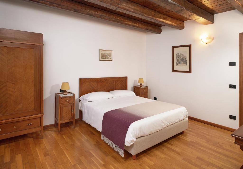 Postel nebo postele na pokoji v ubytování Agriturismo Rechsteiner