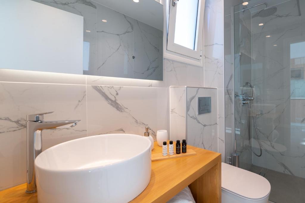 Koupelna v ubytování Ninemia Luxury Residence