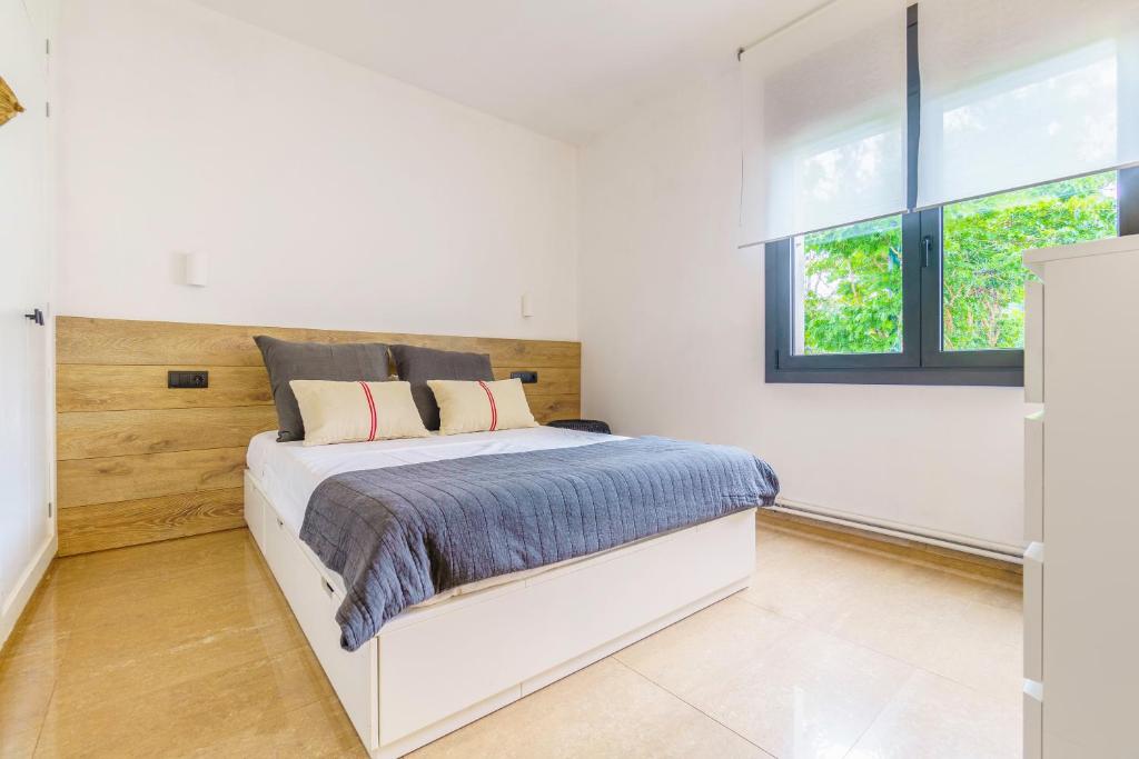 Postel nebo postele na pokoji v ubytování Casa exclusiva, jardín y piscina privada