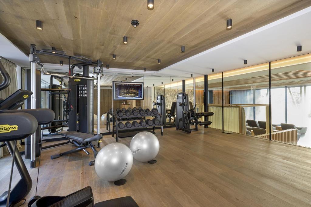 Fitness centrum a/nebo fitness zařízení v ubytování Hotel Olangerhof