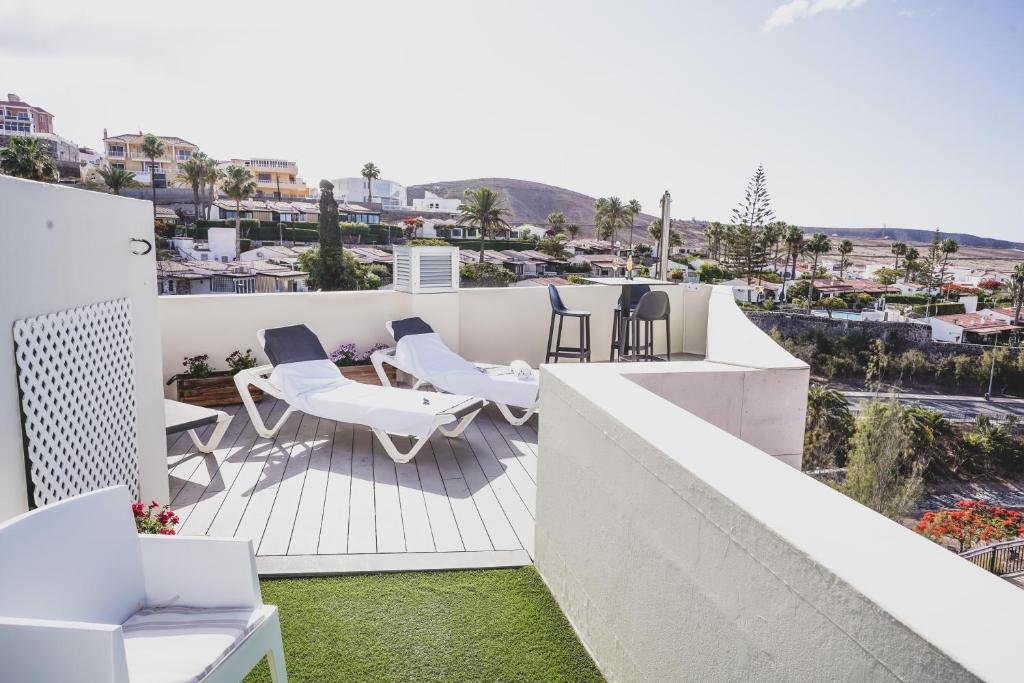 Balcon ou terrasse dans l'établissement Cornisa Apartments