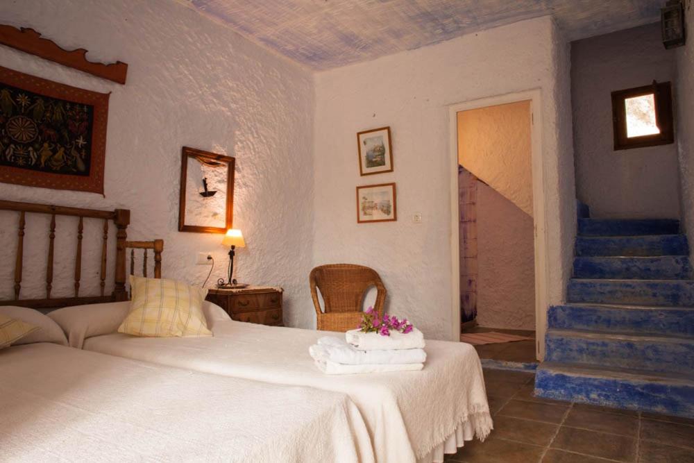 Cama o camas de una habitación en Casa Rural Aloe Vera