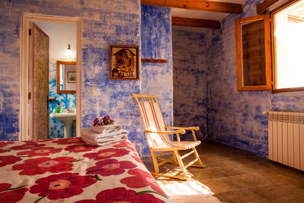 Cama o camas de una habitación en Casa Rural Aloe Vera